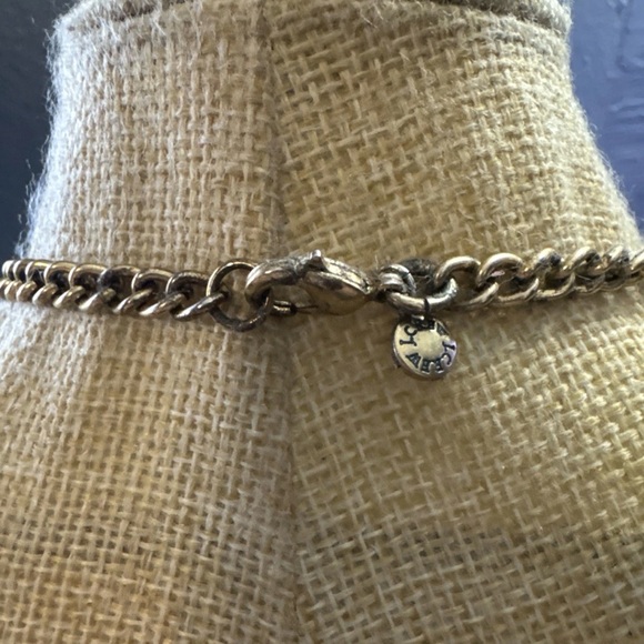 Vintage J CREW Gold Tone Colorful Bib Statement Necklace Cocktail Fashion - Picture 3 of 3